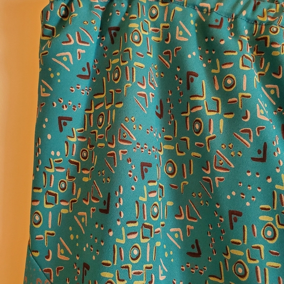 Kate Landry Skirt. Teal Green. SIZE M - Picture 3 of 5